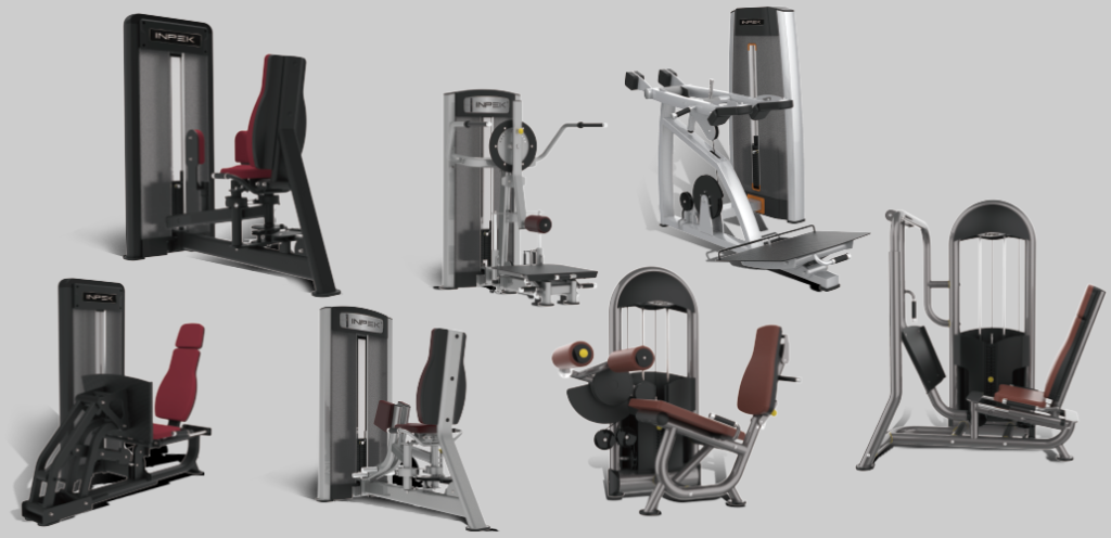 sitting leg press Inpek Fitness
