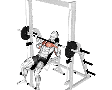 Incline Chest Press Smith Machine