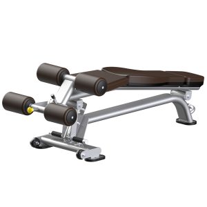 Commercial-Grade FlatDecline Adjustable Gym Bench