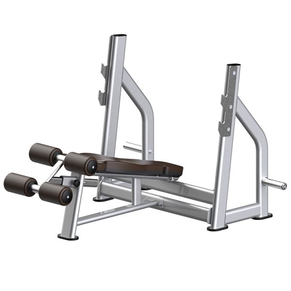 High-Rebound PU Olympic Decline Bench for Full-Body Training