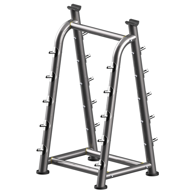 Customizable Five Tiers Barbell Rack with Auto-Lock Technology
