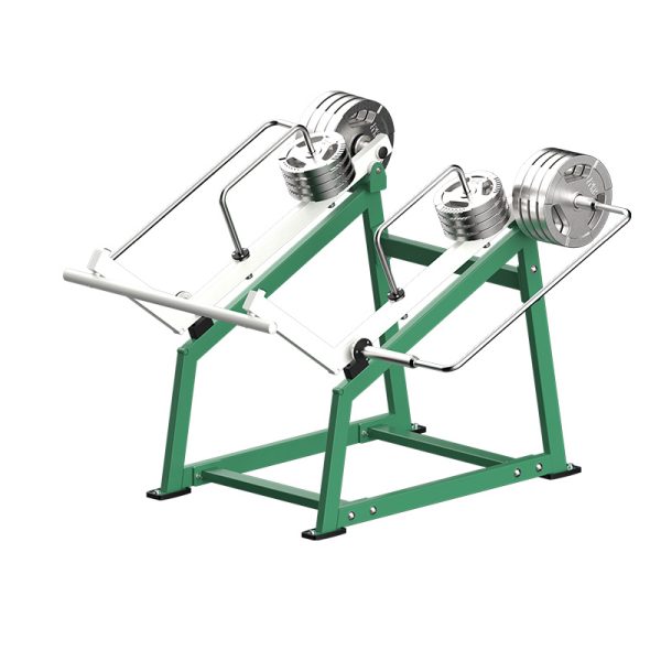Maintenance-Free Powerful Squat Machine with Adjustable Counterweight