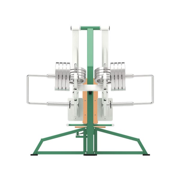 Seated Leg Press with electrostatic