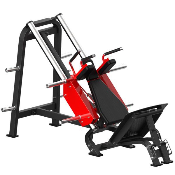Trainer with dual hack squatleg