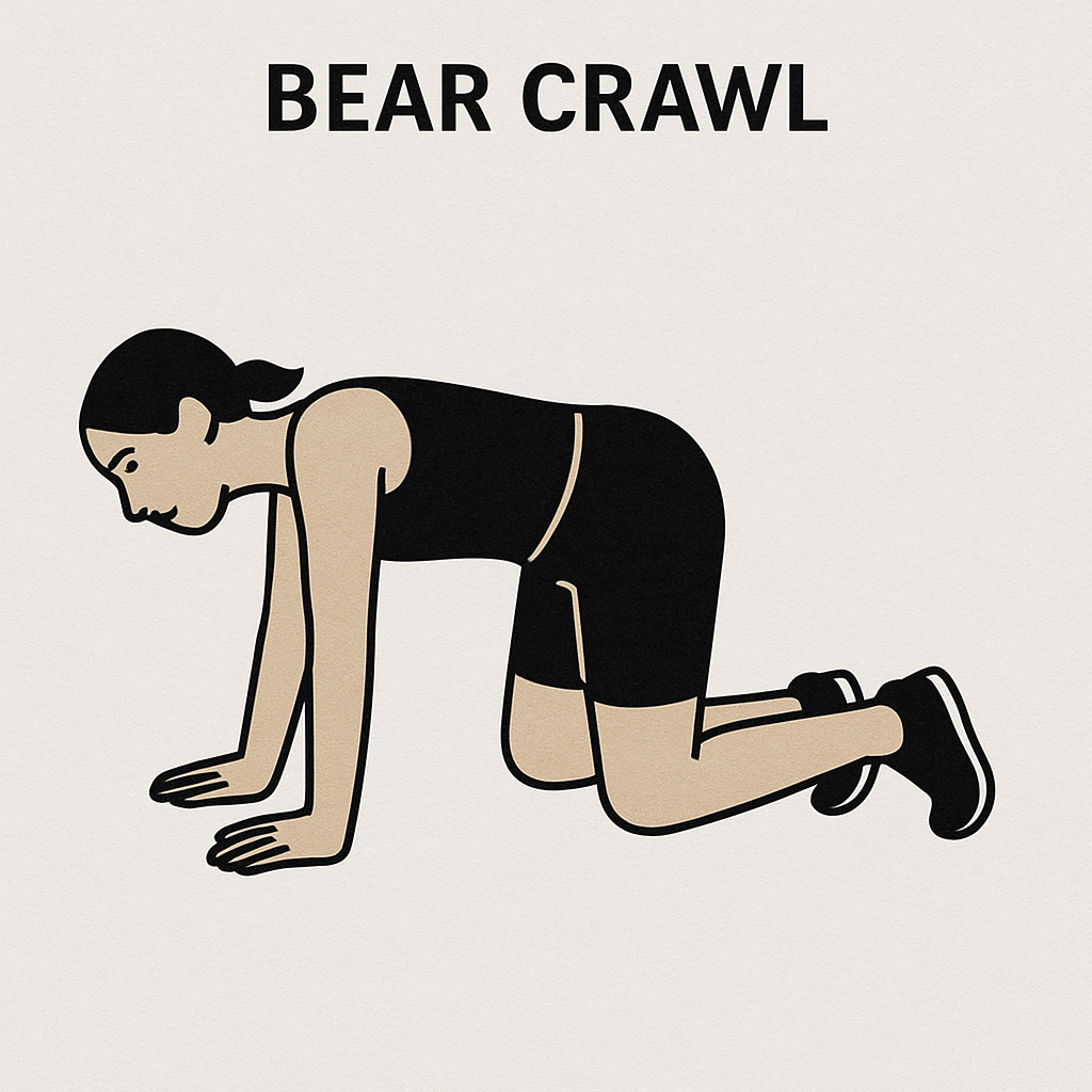 Bear Crawl of Full-Body Integration
