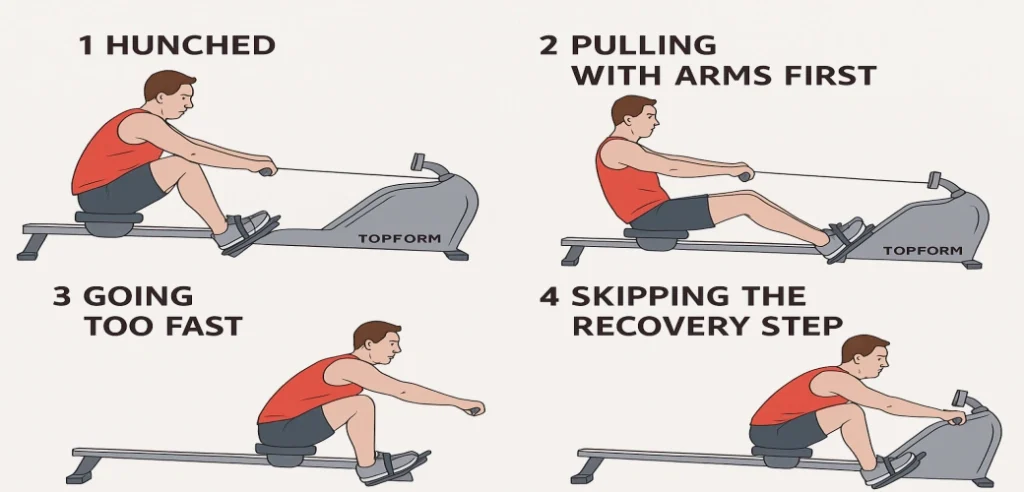 Common Rowing Machine Form Mistakes