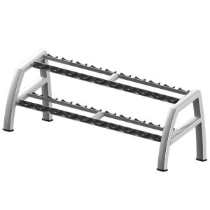 Compact 10-Pair Dumbbell Rack for Organized Gym Spaces