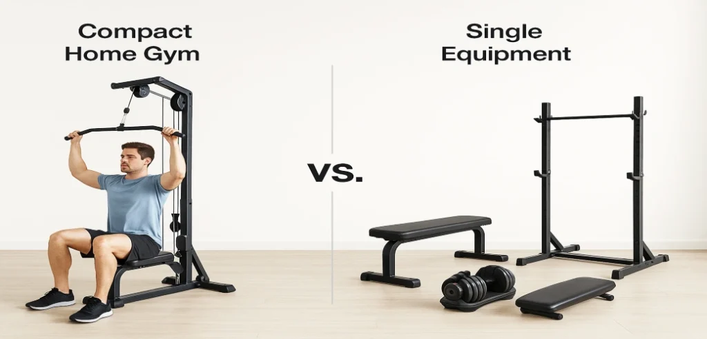 Compact Home Gym vs Single Equipment
