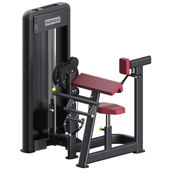 Ergonomic BicepsTriceps Trainer with 70kg Weight Stack