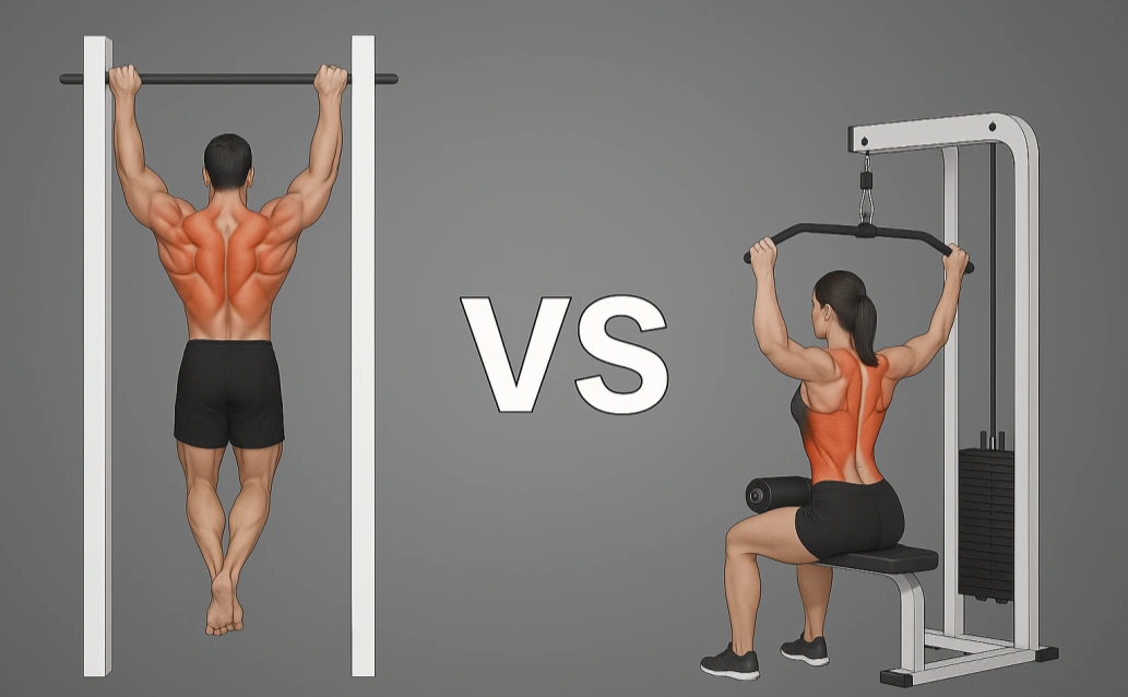 Lat Pulldown Vs Pull-Up Use Both