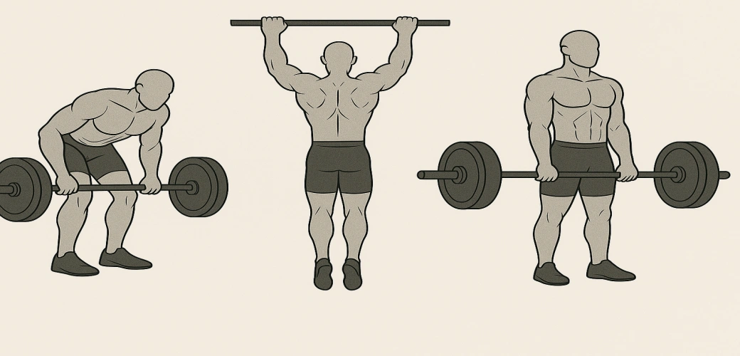 best 3 back exercises