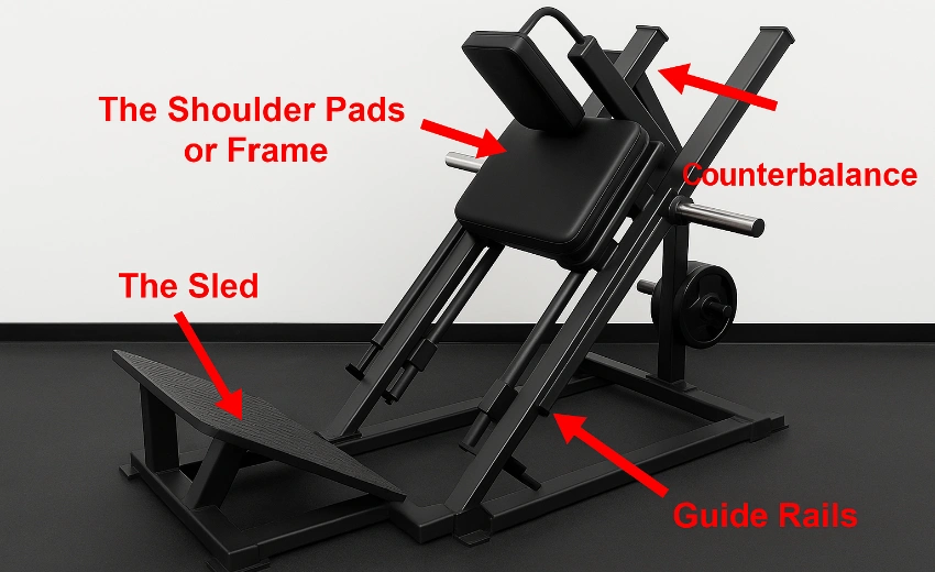 hack squat machine starting weight